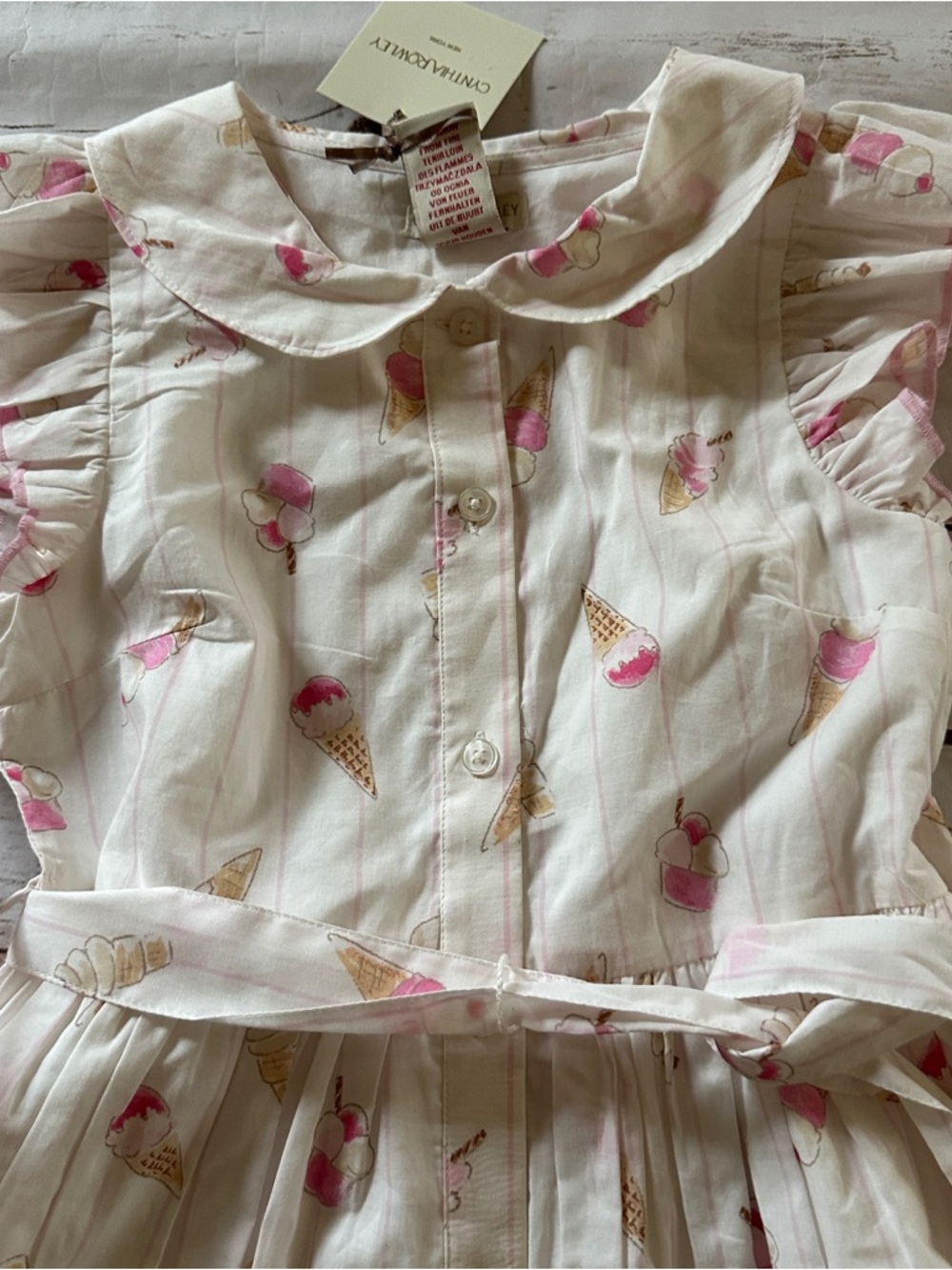 Cynthia Rowley ice cream dress nwt - Picture 4 of 10